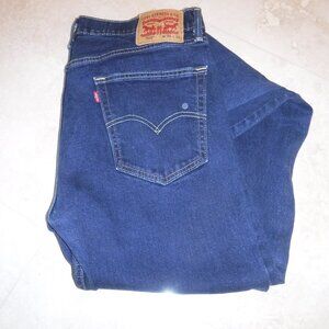 Levi Strauss 505 Regular Fit Dark Blue Jeans